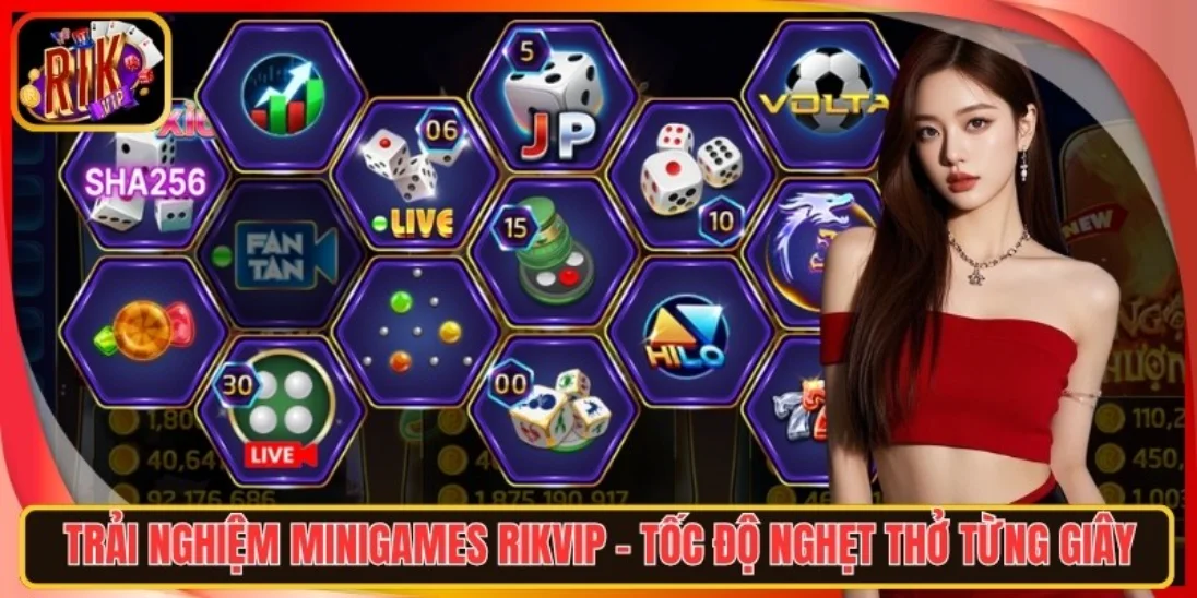 Minigames Rikvip – Tốc độ nghẹt thở từng giây